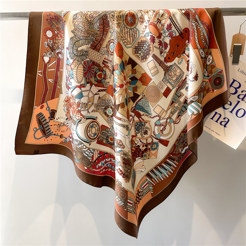 Silk Scarf Square - وشاح حريري مربع جديد لعام 2026