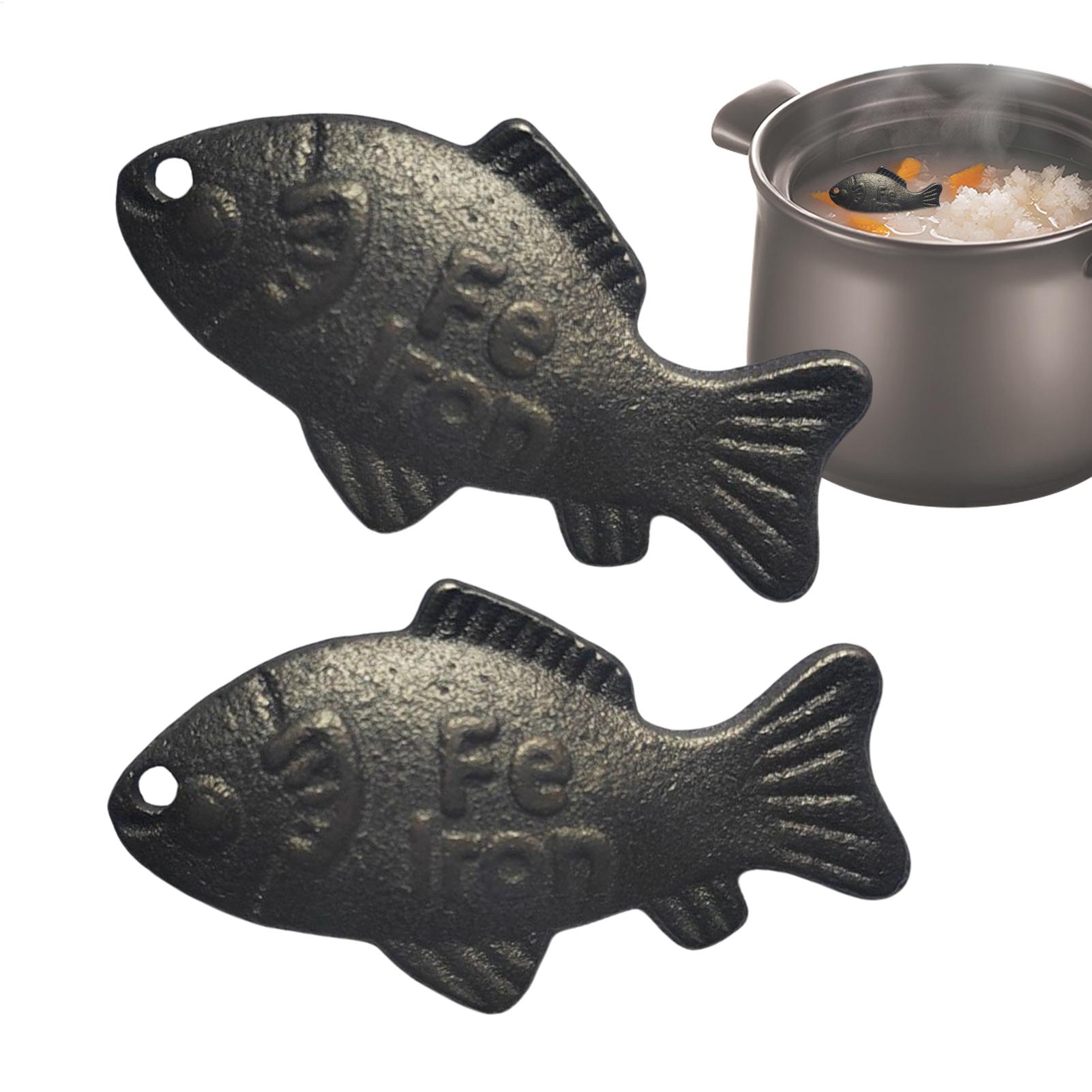 Women Kitchen Accessories - قطعتان من حديد السمك الطبيعي، مصدر