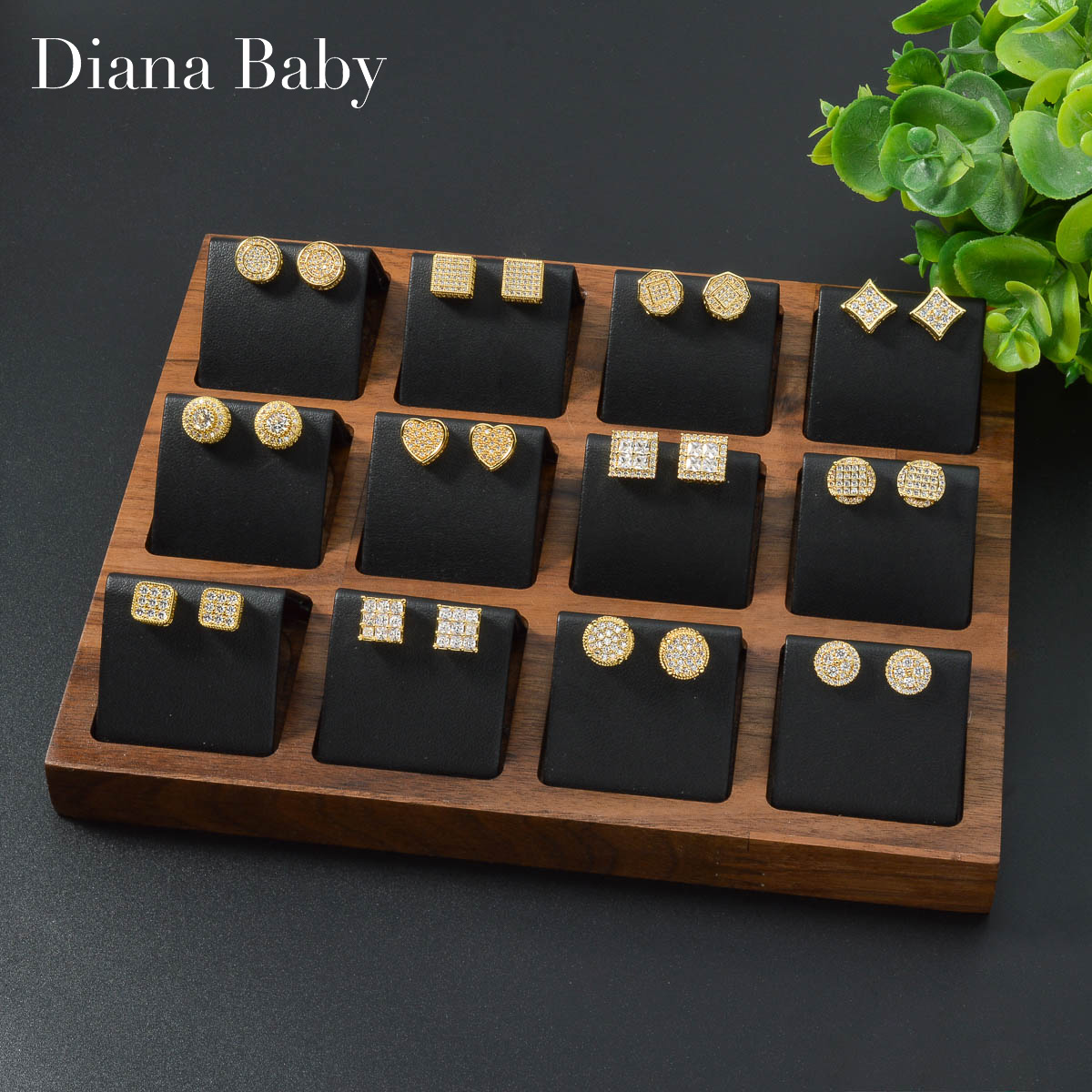 ديانا بيبي أقراط ذهبية اللون ا - مراجعة Women Accessories Dubai وسعره