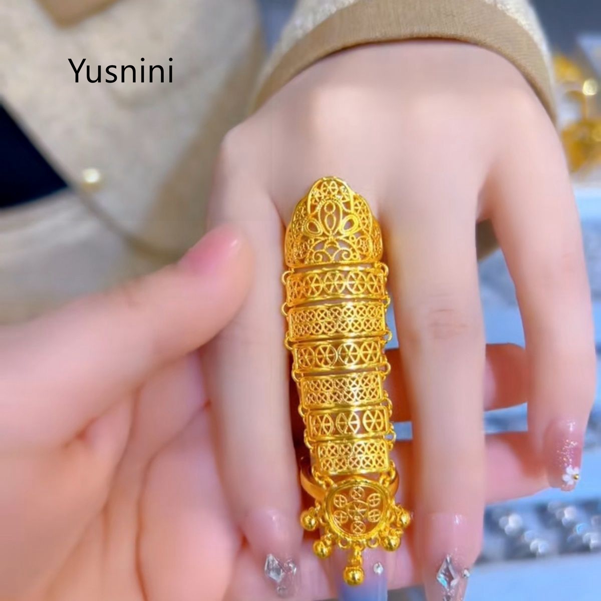 خاتم نسائي جديد رائج على الطرا - مراجعة Women Accessories Dubai وسعره