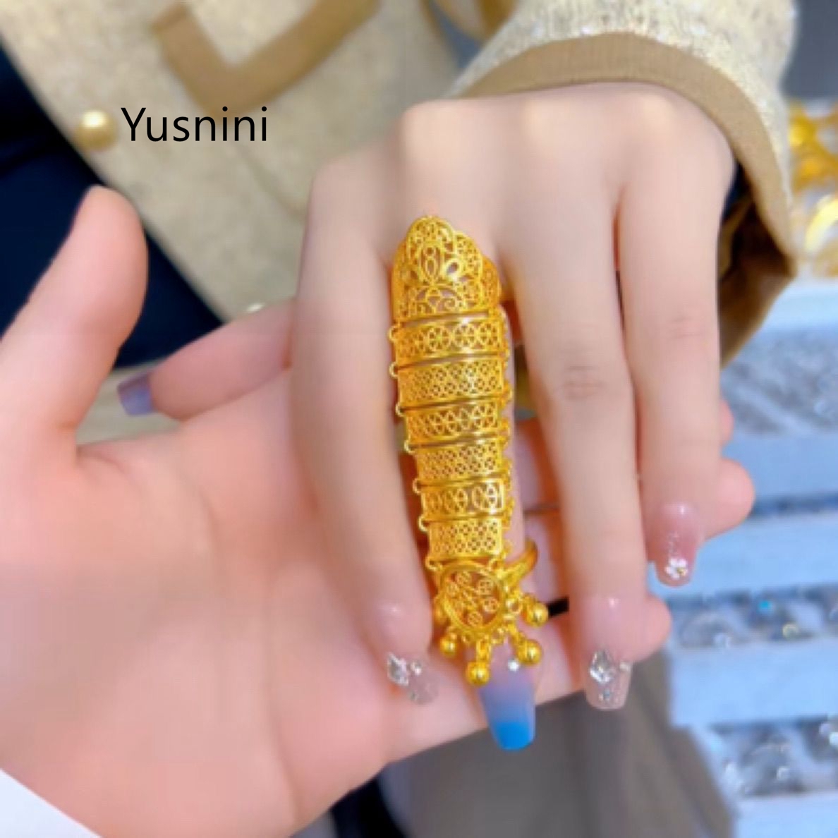 خاتم نسائي جديد رائج على الطرا - مراجعة Women Accessories Dubai وسعره