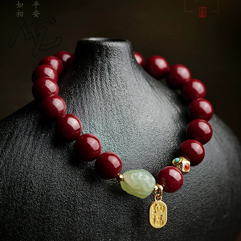 سوار خرز من الزنجفر الأحمر الط - مراجعة Women'S Red Accessories وسعره