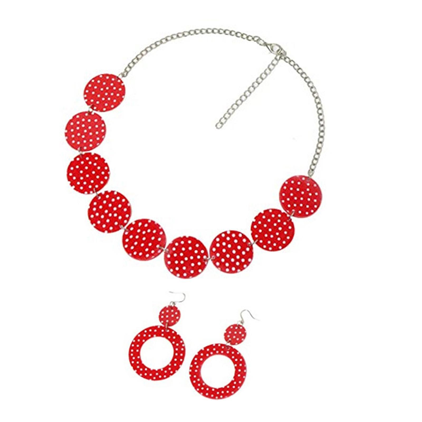 طقم أقراط وقلادة بتصميم من خمس - مراجعة Women'S Accessories In The 1950S وسعره
