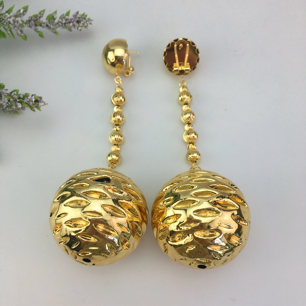EMMA موضة دبي الذهب اللون كبير - مراجعة Women Accessories Dubai وسعره