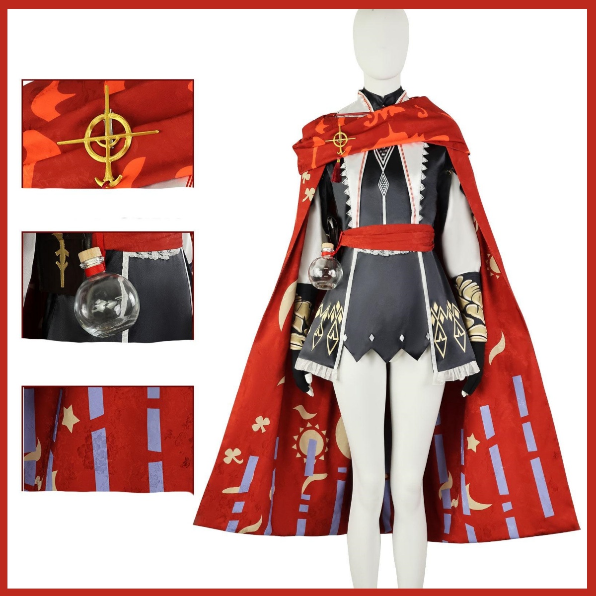 زي تنكري جديد لشخصية إكسوسياي  - مراجعة Women'S Red Accessories وسعره